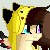 Size: 50x50 | Tagged: safe, artist:space--paws0w0, oc, oc only, oc:asheley, species:pegasus, species:pony, animated, clothing, colored wings, crossover, female, gif, hat, heterochromia, mare, multicolored wings, nintendo, pikachu, pixel art, pokéball, pokémon, raised hoof, simple background, solo, transparent background