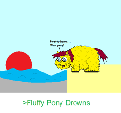 Size: 534x498 | Tagged: safe, artist:fortune, ball, fluffy pony, fluffy pony original art, swimming pool