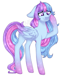 Size: 1035x1227 | Tagged: safe, artist:dusty-onyx, oc, oc only, oc:astoria, species:pegasus, species:pony, female, long legs, mare, simple background, solo, transparent background