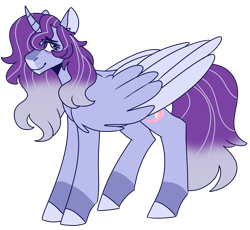 Size: 1266x1167 | Tagged: safe, artist:unicorn-mutual, oc, oc only, oc:cygnus stardust, parent:starlight glimmer, parent:twilight sparkle, parents:twistarlight, species:alicorn, species:pony, magical lesbian spawn, male, offspring, simple background, solo, stallion, transparent background