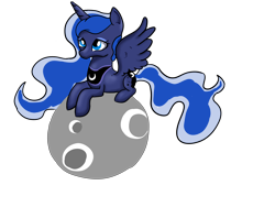Size: 4600x3450 | Tagged: safe, artist:dumbwoofer, character:princess luna, species:pony, female, mare, melancholy, moon, sad, solo