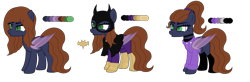 Size: 3836x1264 | Tagged: safe, artist:dianamur, artist:space--paws0w0, base used, oc, oc only, oc:barbat gordon, species:bat pony, species:pony, alternate hairstyle, bat pony oc, batgirl, black socks, boots, cape, choker, clothing, commission, ear piercing, earring, female, glasses, gloves, hoodie, jewelry, mare, mask, open mouth, outfit, piercing, ponytail, reference sheet, shirt, shoes, simple background, socks, solo, stockings, superhero, t-shirt, thigh highs, transparent background