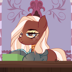 Size: 1920x1920 | Tagged: safe, artist:dianamur, oc, species:earth pony, species:pony, clothing, female, mare, solo