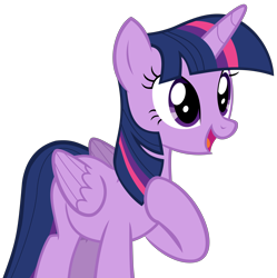 Size: 5100x5123 | Tagged: safe, artist:twilirity, character:thorax, character:twilight sparkle, character:twilight sparkle (alicorn), species:alicorn, species:pony, episode:to where and back again, g4, my little pony: friendship is magic, absurd resolution, disguise, disguised changeling, female, open mouth, solo, vector