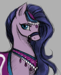 Size: 500x609 | Tagged: safe, artist:valkyrie-girl, character:amira, species:pony, g4, colored, female, gray background, mare, saddle arabia, saddle arabian, simple background, sketch, solo