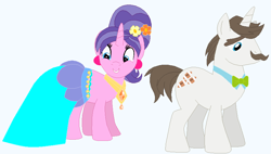 Size: 843x480 | Tagged: safe, artist:unicornsmile, character:cookie crumbles, character:hondo flanks, species:pony