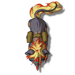 Size: 473x473 | Tagged: safe, artist:lionheartcartoon, oc, oc only, oc:electra pleiades, species:kirin, bird's eye view, dungeons and dragons, pen and paper rpg, ponyfinder, rpg, simple background, solo, tabletop gaming, top down, transparent background