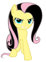 Size: 900x1222 | Tagged: safe, artist:mlp-firefox5013, character:fluttershy, emo, emoshy, female, hilarious in hindsight, simple background, solo, transparent background, vampire, vector