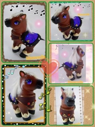 Size: 720x960 | Tagged: safe, artist:lightningsilver-mana, species:earth pony, species:pony, anime, anime style, character, crossover, custom, doll, epona, fandom, irl, leather, manga, manga style, paint, painting, photo, sewing, solo, the legend of zelda, the legend of zelda: ocarina of time, toy, video game, video game crossover