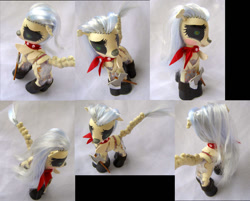 Size: 1024x822 | Tagged: safe, artist:lightningsilver-mana, character:skellinore, species:earth pony, species:pony, episode:the break up break down, bone, craft, custom, doll, female, figure, figurine, irl, leather, my little pony, paint, painting, photo, skeleton, skeleton pony, solo, toy
