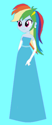 Size: 247x594 | Tagged: safe, artist:unicornsmile, base used, character:rainbow dash, my little pony:equestria girls, clothing, dress, evening gloves, gloves, long gloves