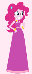 Size: 247x571 | Tagged: safe, artist:unicornsmile, base used, character:pinkie pie, my little pony:equestria girls, beautiful, clothing, dress, evening gloves, gloves, long gloves, pink