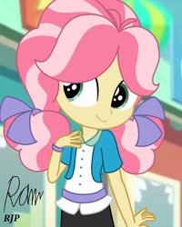 Size: 750x937 | Tagged: safe, artist:rjp.rammy, character:kettle corn, my little pony:equestria girls, clothing, coat, cute, equestria girls-ified, female, kettlebetes, pants, shirt