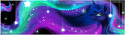 Size: 7000x2000 | Tagged: safe, artist:livitoza, character:princess luna, species:alicorn, species:pony, ethereal mane, female, impossibly long mane, long mane, mare, solo, stars