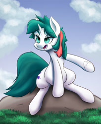 Size: 1492x1824 | Tagged: safe, artist:ikarooz, character:gusty, species:pony, species:unicorn, g1, female, g1 to g4, generation leap, mare, solo