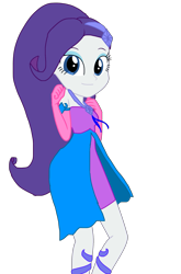 Size: 1403x2129 | Tagged: safe, artist:gouhlsrule, artist:yaya54320bases, base used, character:rarity, species:human, my little pony:equestria girls, alternate hairstyle, barely eqg related, clothing, crossover, dress, enchantix, fairy, female, gloves, long gloves, rainbow s.r.l, solo, winx club