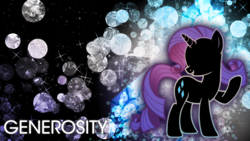 Size: 1920x1080 | Tagged: safe, artist:kibbiethegreat, character:rarity, bubble, outline, text, vector, wallpaper