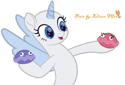 Size: 1312x896 | Tagged: safe, artist:dianamur, oc, oc only, species:alicorn, species:pony, alicorn oc, base, clam, hoof hold, simple background, solo, transparent background