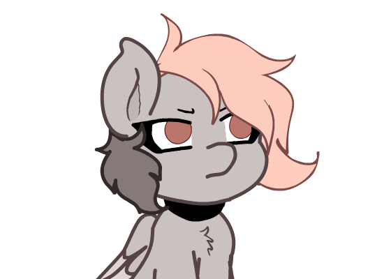 Size: 550x400 | Tagged: safe, artist:wolfsam, oc, oc only, oc:scarlet, species:pegasus, species:pony, animated, annoyed, blinking, blushing, chest fluff, choker, embarrassed, female, floppy ears, frown, gif, glare, kissing, lidded eyes, looking at you, looking away, mare, no catchlights, no pupils, onomatopoeia, shy, simple background, sitting, solo, spread wings, tsundere, white background, wingboner, wings