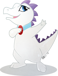 Size: 761x993 | Tagged: safe, artist:ellisarts, character:rarity, crossover, female, fusion, pokefied, pokémon, raridile, simple background, solo, species swap, totodile, transparent background, vector