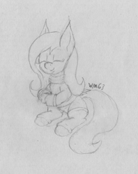 Size: 2219x2800 | Tagged: safe, artist:wapamario63, character:fluttershy, species:pegasus, species:pony, chocolate, clothing, comfy, female, food, hot chocolate, leg warmers, mare, monochrome, mug, sitting, solo, sweater, traditional art
