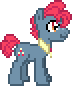 Size: 72x86 | Tagged: safe, artist:anonycat, character:apple split, desktop ponies, animated, apple family member, pixel art, simple background, transparent background