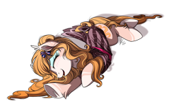 Size: 900x585 | Tagged: safe, artist:hexfloog, oc, oc only, oc:ornate fawn, species:pony, female, mare, simple background, solo, transparent background