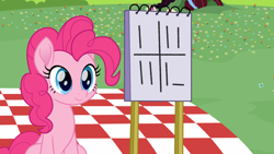 Size: 1920x1080 | Tagged: safe, artist:spookitty, edit, character:pinkie pie, species:earth pony, species:pony, exploitable, flower, loss (meme), meme, movie accurate, picnic, picnic blanket, pony tale adventures, pta, tree, visual novel