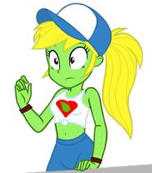 Size: 1280x1460 | Tagged: safe, artist:optimusv42, edit, edited screencap, screencap, oc, oc only, oc:jungle heart, my little pony:equestria girls, bare midriff, belly, belly button, jungle girl, simple background, solo, summer, trace, transparent background