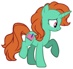 Size: 1030x969 | Tagged: safe, artist:optimusv42, character:bright eyes, species:pony, species:unicorn, g1, g4, my little pony tales, fan version, friendship troopers, my little pony friendship troopers