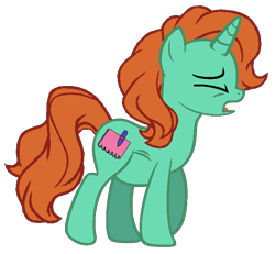 Size: 676x624 | Tagged: safe, artist:optimusv42, character:bright eyes, species:pony, species:unicorn, g1, my little pony tales, fan version, friendship troopers, my little pony friendship troopers, pregnant