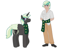 Size: 2048x1536 | Tagged: safe, artist:hazardous-andy, artist:kindheart525, oc, oc only, oc:ambrosia, parent:princess celestia, parent:queen chrysalis, parents:chryslestia, species:alicorn, species:changepony, species:pony, kindverse, my little pony:equestria girls, alicorn oc, clothing, equestria girls-ified, horn, magical lesbian spawn, offspring, scarf, simple background, transparent background, wings