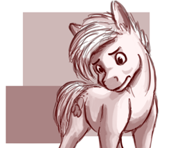 Size: 3500x3000 | Tagged: safe, artist:fynjy-87, oc, oc only, species:earth pony, species:pony, abstract background, cutie mark, monochrome, sad, solo