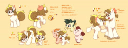 Size: 4000x1500 | Tagged: safe, artist:drtuo4, oc, oc only, oc:dr tuo, species:earth pony, species:pegasus, species:pony, species:unicorn, reference sheet