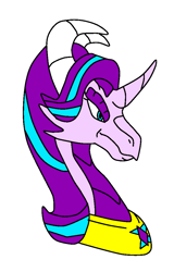 Size: 680x1060 | Tagged: safe, artist:pd123sonic, character:starlight glimmer, species:dragon, dragonified, female, glimmerdragon, simple background, solo, species swap, white background