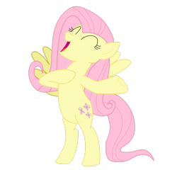 Size: 2449x2449 | Tagged: safe, artist:optimusv42, character:fluttershy, species:pegasus, species:pony, cave pony, caveman, cavemare, chest beating, chest pounding, gorilla, simple background, tarzan, transparent background