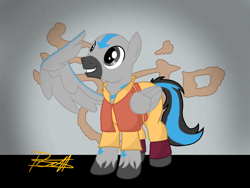 Size: 2048x1536 | Tagged: safe, artist:thunder burst, species:pegasus, species:pony, air nomad, avatar the last airbender, clothing, photo, solo