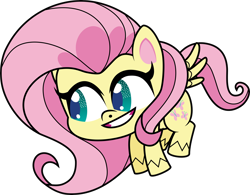 Size: 6000x4679 | Tagged: safe, artist:twilirity, character:fluttershy, species:pegasus, species:pony, my little pony:pony life, absurd resolution, female, mare, noice, simple background, solo, transparent background