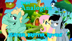 Size: 1920x1080 | Tagged: safe, artist:egstudios93, character:fluttershy, character:zephyr breeze, oc, title card