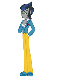 Size: 1200x1600 | Tagged: safe, artist:ferrokiva, character:good king sombra, character:king sombra, my little pony:equestria girls, equestria girls-ified, hand in pocket, hand on chest, male, simple background, solo, transparent background