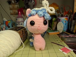 Size: 4032x3024 | Tagged: safe, artist:tinyequine, character:cozy glow, g4, crochet, irl, photo, plushie