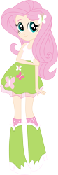 Size: 2142x6478 | Tagged: safe, artist:bubblestormx, character:fluttershy, equestria girls:equestria girls, g4, my little pony: equestria girls, my little pony:equestria girls, clothing, eqg promo pose set, female, human coloration, humanized, simple background, skirt, solo, transparent background, vector
