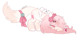 Size: 1061x494 | Tagged: safe, artist:inspiredpixels, oc, species:earth pony, species:pony, g4, cat, female, mare, simple background, solo, transparent background