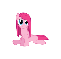 Size: 390x377 | Tagged: safe, artist:vladimirmacholzraum, character:pinkamena diane pie, character:pinkie pie, cute, cuteamena, happy, simple background, svg, transparent background, vector