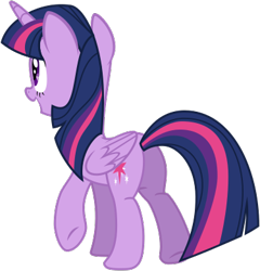 Size: 375x391 | Tagged: safe, artist:nano23823, character:twilight sparkle, character:twilight sparkle (alicorn), species:alicorn, species:pony, episode:bats!, g4, my little pony: friendship is magic, .svg available, butt, female, mare, simple background, solo, svg, transparent background, twibutt, underhoof, vector