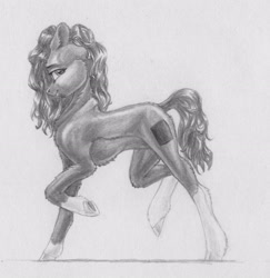 Size: 2496x2567 | Tagged: safe, artist:joestick, oc, oc only, species:pony, g4, female, high res, solo, traditional art