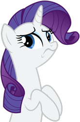 Size: 578x875 | Tagged: safe, artist:nano23823, character:rarity, species:pony, species:unicorn, episode:the cutie map, g4, my little pony: friendship is magic, .svg available, bust, cute, eyelashes, female, frown, grimace, mare, simple background, solo, svg, transparent background, vector