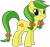 Size: 382x362 | Tagged: safe, artist:nano23823, character:apple fritter, species:earth pony, species:pony, g4, .svg available, apple family member, bow, eyelashes, faec, female, hair bow, mare, simple background, smiling, smirk, solo, svg, tail bow, transparent background, twiface, vector