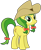 Size: 625x771 | Tagged: safe, artist:nano23823, character:apple fritter, species:earth pony, species:pony, g4, .svg available, apple family member, bow, clothing, cowboy hat, eyelashes, female, hair bow, hat, mare, simple background, solo, svg, tail bow, transparent background, vector