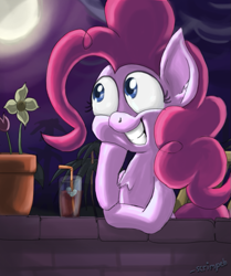 Size: 641x765 | Tagged: safe, artist:scrimpeh, character:pinkie pie, species:earth pony, species:pony, female, solo